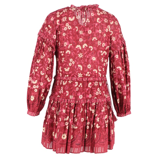Ulla Johnson Minikleid mit Ringelblumenmuster aus roter Baumwolle - Image 1