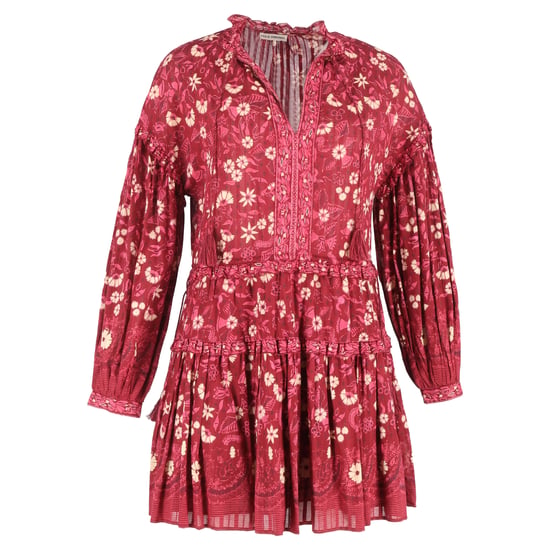 Ulla Johnson Minikleid mit Ringelblumenmuster aus roter Baumwolle - Image 2