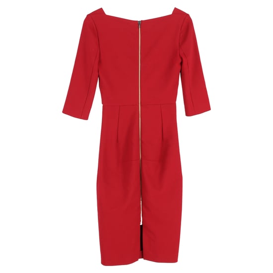 Roland Mouret Crêpe-Midikleid aus roter Viskose - Image 2