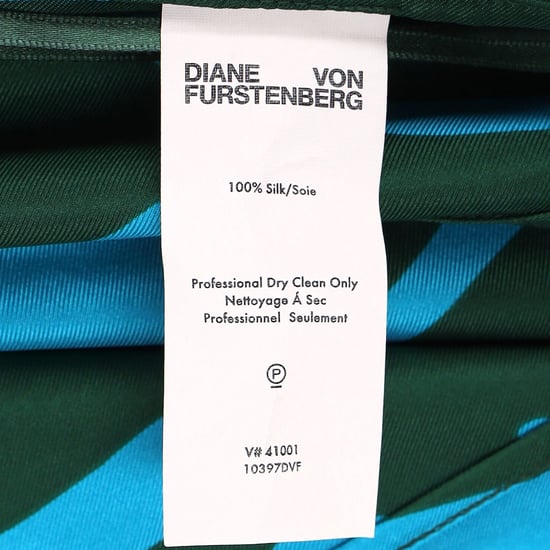 Diane von Furstenberg Wickelkleid aus grüner Seide - Image 6