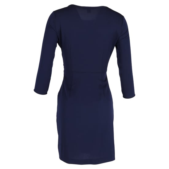 Diane von Furstenberg Minikleid mit Schleife in der Taille aus marineblauem Polyester - Image 3