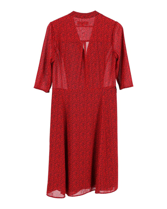 Michael Michael Kors Kleid mit Herzmuster aus rotem Polyester - Image 2