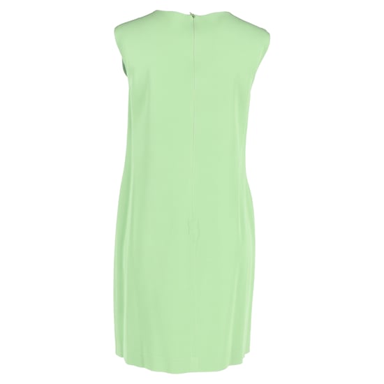 Moschino Günstiges und schickes, verziertes Minikleid aus grüner Seide - Image 3