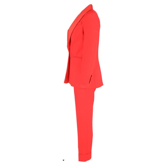 Joseph Einreiher-Blazer und Hosen-Set aus rotem Polyester - Image 2