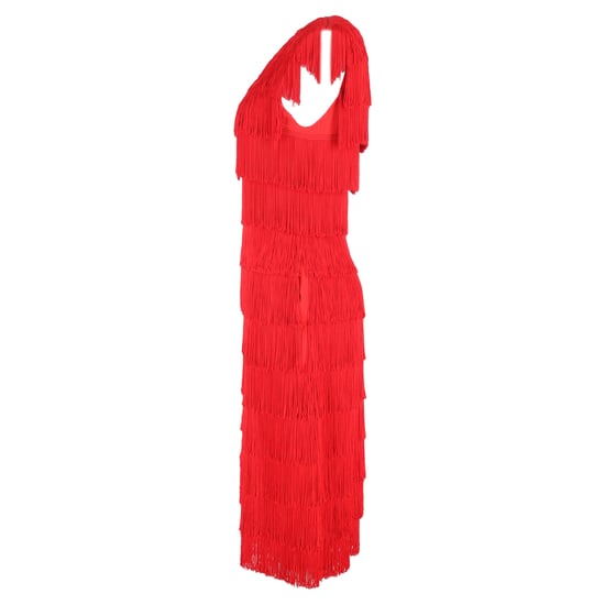 Stella McCartney Emma Fransen-Midikleid aus rotem Polyester - Image 2