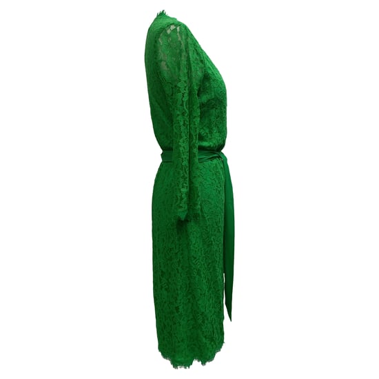 Diane von Furstenberg Julianna Wickelkleid aus grüner Seide - Image 2