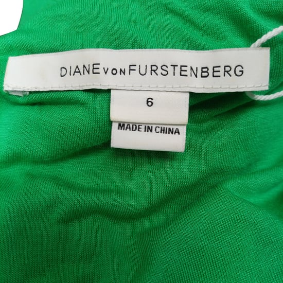 Diane von Furstenberg Julianna Wickelkleid aus grüner Seide - Image 4