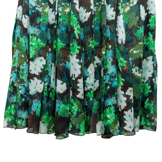 Blumarine Midi-Kleid mit Blumenmuster - Grün - Image 5