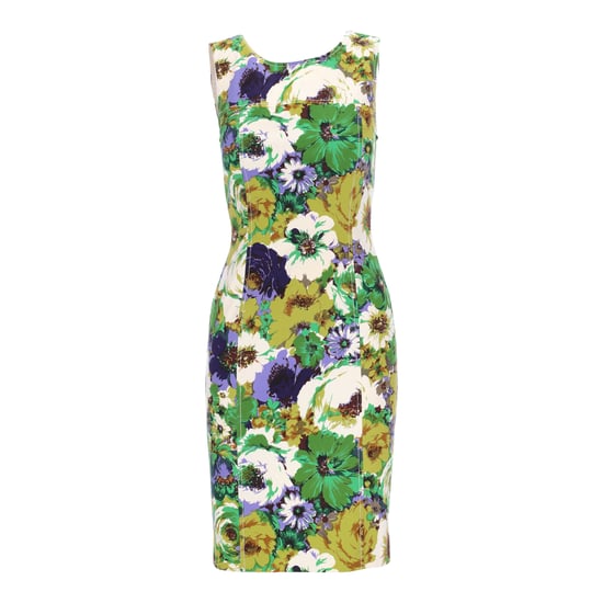 Blumarine Ärmelloses Blumenkleid, 2010er Jahre, mit Blumenprint - Grün - Image 1