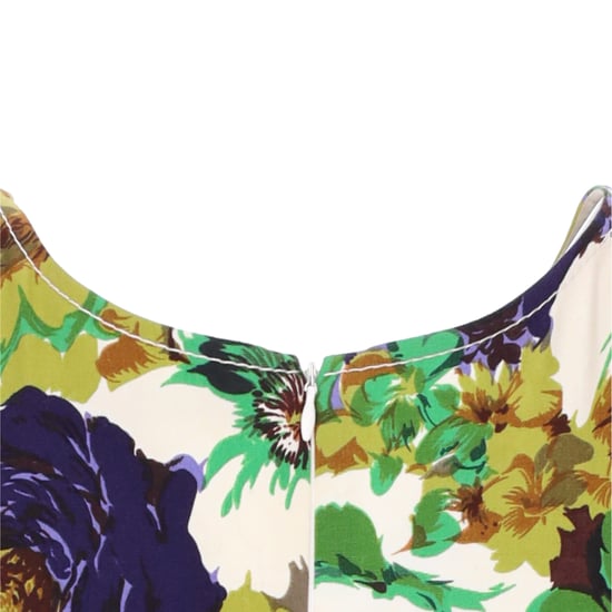 Blumarine Ärmelloses Blumenkleid, 2010er Jahre, mit Blumenprint - Grün - Image 4