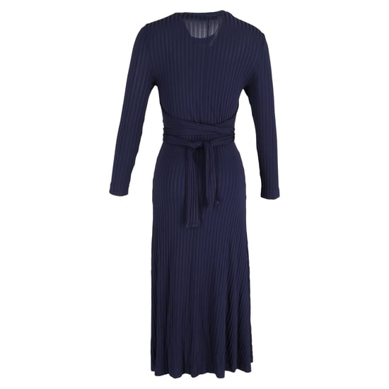 Altuzarra Masika Rippen-Midikleid aus marineblauem Polyester - Image 3