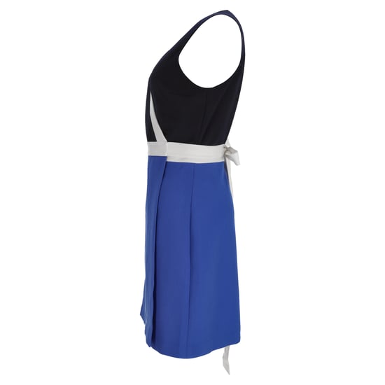 Diane Von Furstenberg – Gracie Bow – Wickel-Minikleid aus blauer Viskose - Image 2