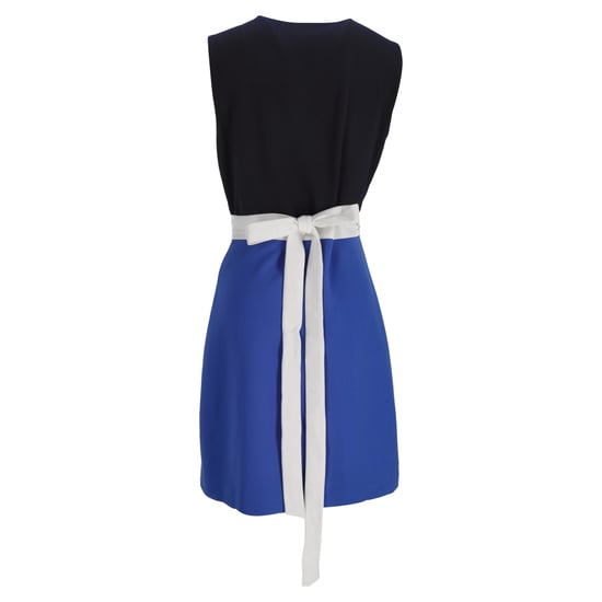 Diane Von Furstenberg – Gracie Bow – Wickel-Minikleid aus blauer Viskose - Image 3