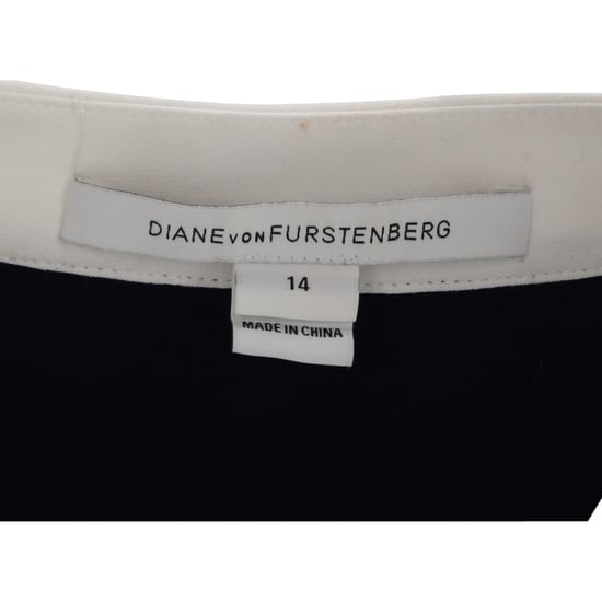 Diane Von Furstenberg – Gracie Bow – Wickel-Minikleid aus blauer Viskose - Image 4