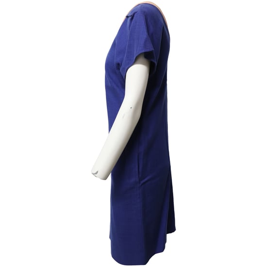 Balenciaga Cut-Out-Kleid aus blauem Viskose - Image 2