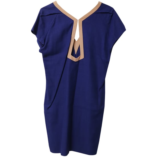 Balenciaga Cut-Out-Kleid aus blauem Viskose - Image 4