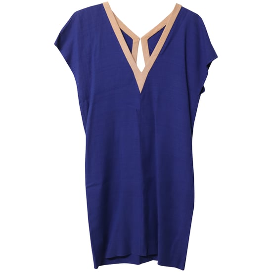 Balenciaga Cut-Out-Kleid aus blauem Viskose - Image 5