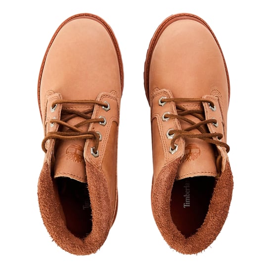 Timberland - "Nellie" Chukka-Stiefel für Damen, Leder, Wasserfest (Hellrot) - Image 3