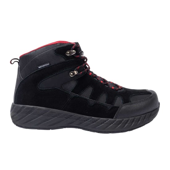 Donnay - Wanderstiefel für Herren, Wildleder, Wasserfest (Schwarz/Rot) - Image 1