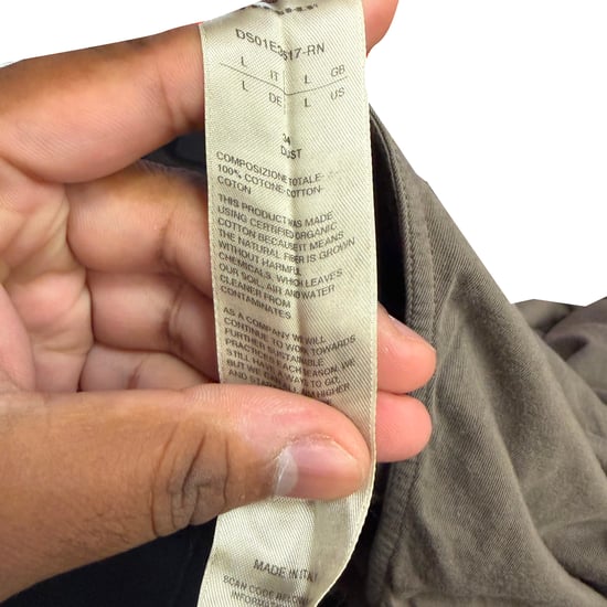 Rick Owens Edfu Kapuzen-Maxikleid aus brauner Baumwolle - Image 6