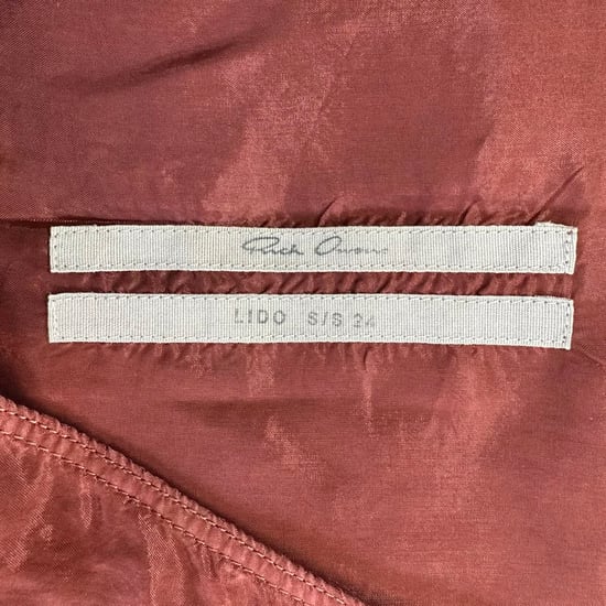 Rick Owens Arrowhead Maxikleid in Braun Cupro - Image 4