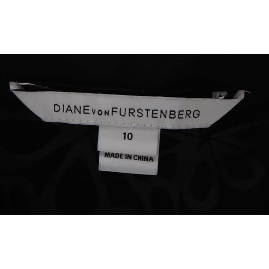 Diane Von Furstenberg Bedrucktes Mini-Hemdkleid aus schwarzer Seide - Image 4