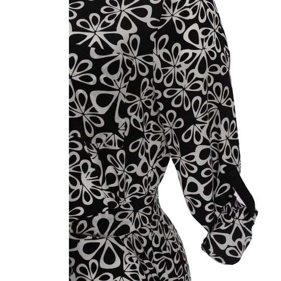 Diane Von Furstenberg Bedrucktes Mini-Hemdkleid aus schwarzer Seide - Image 6