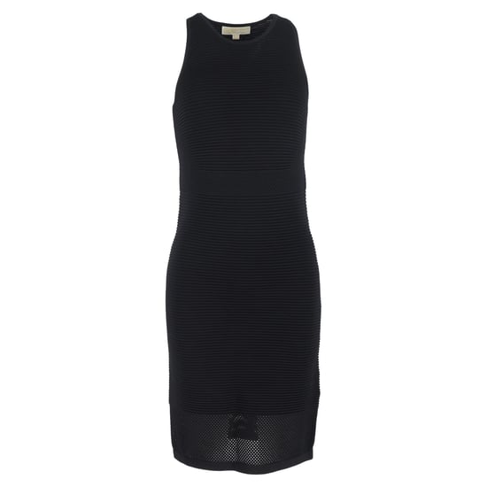 Michael Kors Strick-Minikleid mit Neckholder aus schwarzer Viskose - Image 1
