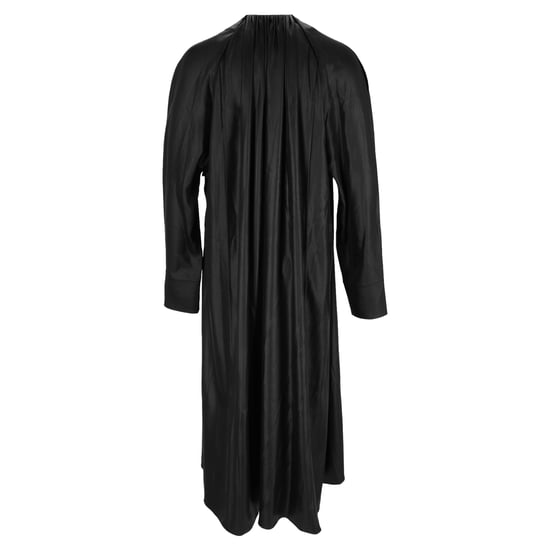 Acne Studios Midikleid aus schwarzem Triacetat, gerafft - Image 3