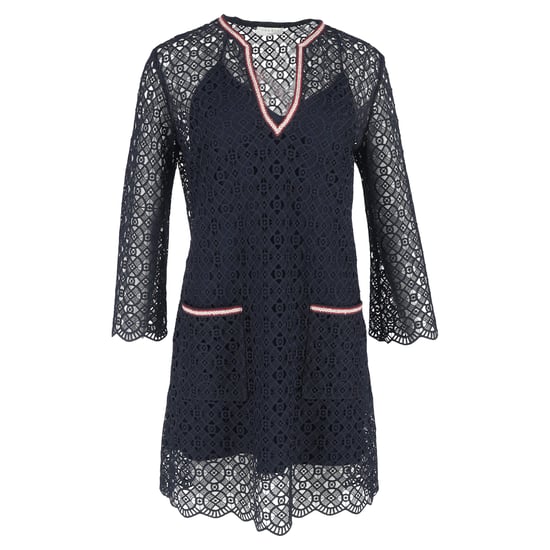 Sandro Paris Minikleid aus Spitze in Marineblau, Polyester - Image 1