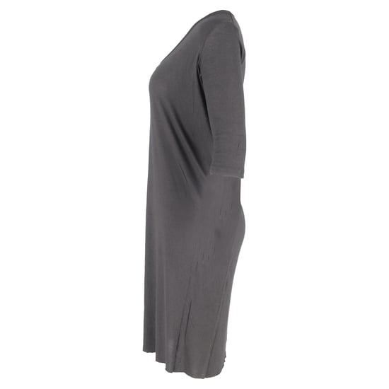 Rick Owens Minikleid mit Rundhalsausschnitt aus grauer Baumwolle - Image 2