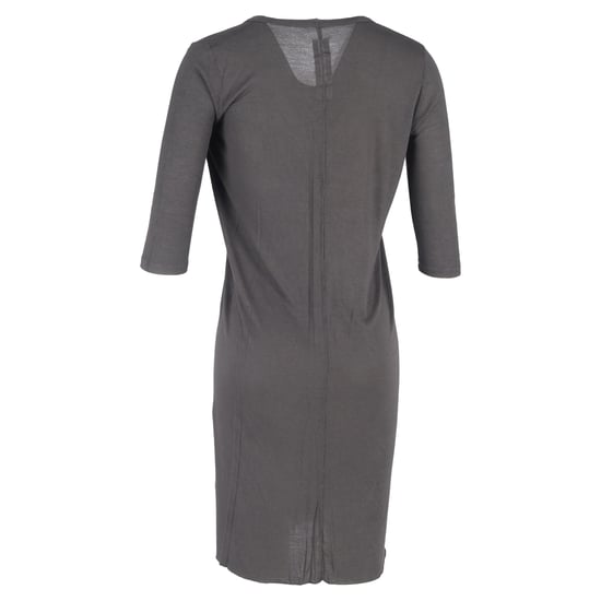 Rick Owens Minikleid mit Rundhalsausschnitt aus grauer Baumwolle - Image 3