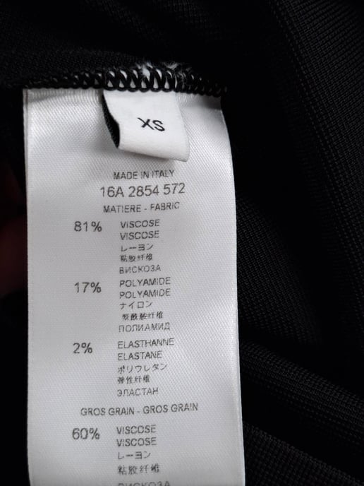 Givenchy Midi-Kleid mit Spitzendetail am Rücken aus schwarzer Viskose - Image 4
