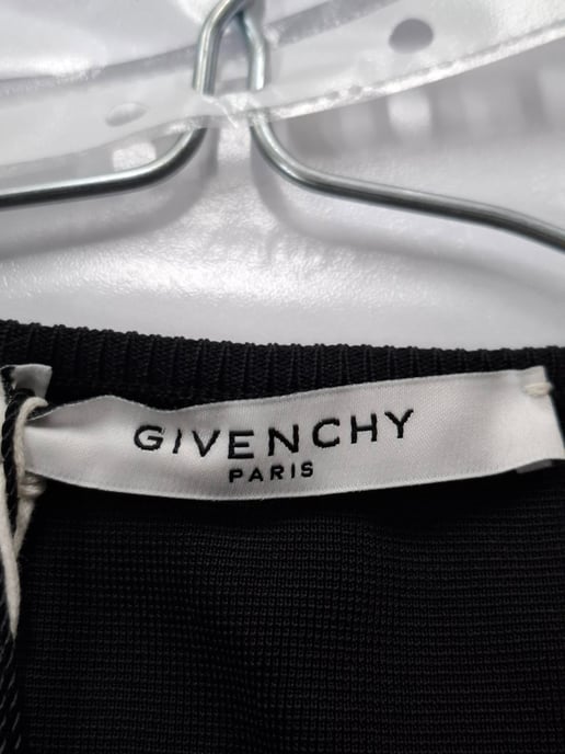 Givenchy Midi-Kleid mit Spitzendetail am Rücken aus schwarzer Viskose - Image 5