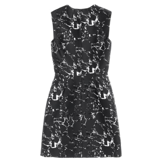 Balenciaga Mini-Shiftkleid mit Jacquard-Print aus schwarzer Baumwolle - Image 2