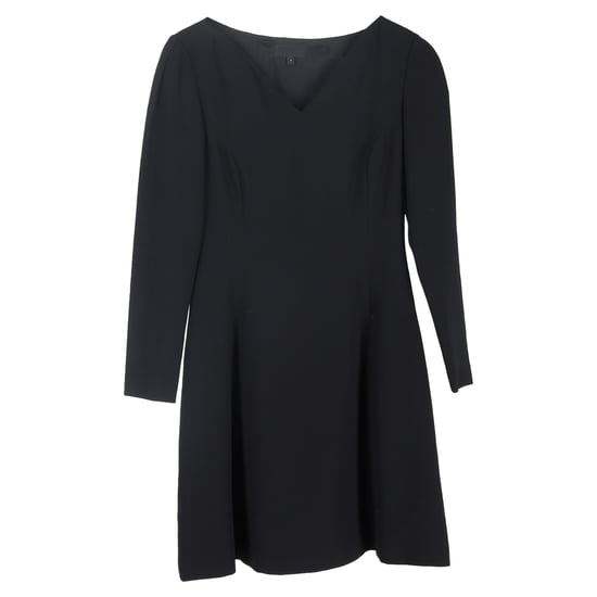Theory Crêpe-Minikleid aus schwarzem Polyester - Image 1