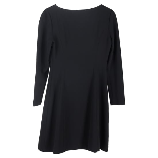Theory Crêpe-Minikleid aus schwarzem Polyester - Image 2