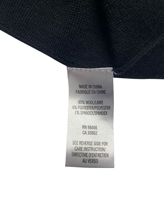 Theory Pre-owned T-Shirt-Midi-Kleid aus Wolle - Schwarz - Image 6