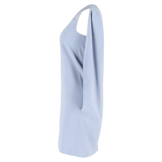 Max Mara Sospiro Cape Minikleid aus hellblauem Triacetat - Image 2