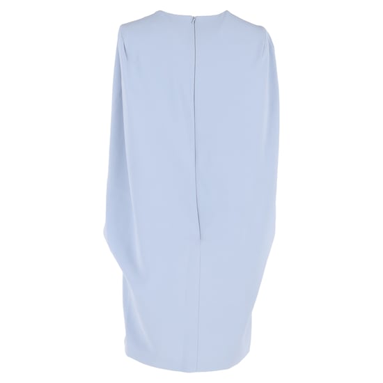 Max Mara Sospiro Cape Minikleid aus hellblauem Triacetat - Image 3