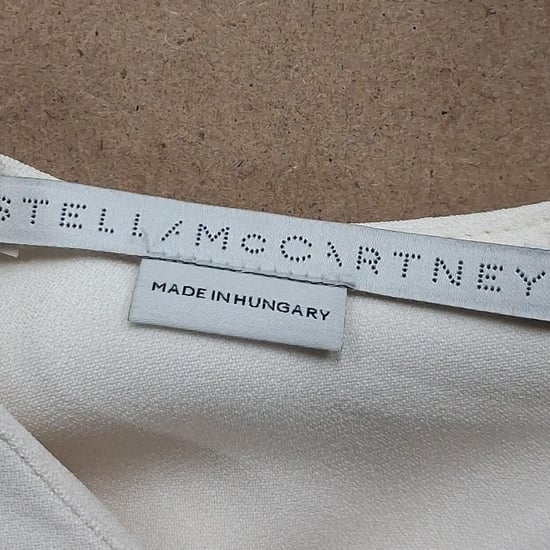 Stella McCartney Krista Minikleid mit Cape-Effekt und Fransen aus weißer Viskose - Image 3