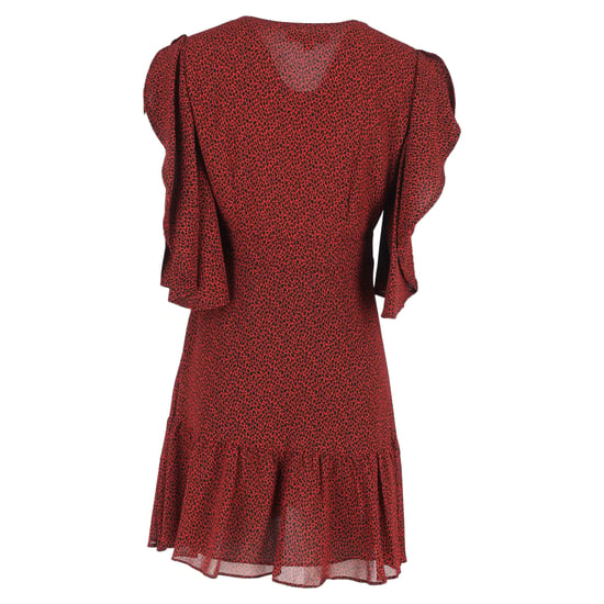 MICHAEL Michael Kors Minikleid mit Print und Kaskadenärmeln aus rotem Polyester - Image 3