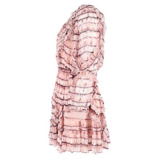 Ulla Johnson bedrucktes A-Linien-Kleid aus rosa Seide - Image 2