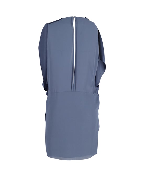 Acne Studios Mallory Mini-Freizeitkleid mit Overlay in Marineblau aus Polyester - Image 3