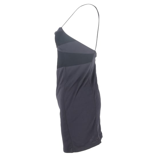 Chloé Minikleid mit eckigem Ausschnitt aus marineblauer Baumwolle - Image 2