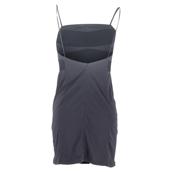 Chloé Minikleid mit eckigem Ausschnitt aus marineblauer Baumwolle - Image 3