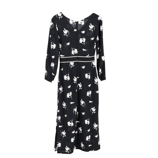 Armani Exchange Midikleid mit Blumenmuster aus schwarzem Polyester - Image 2