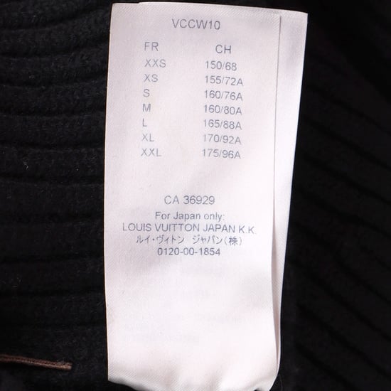 Louis Vuitton – Ärmelloses Midikleid aus schwarzer Wolle - Image 4
