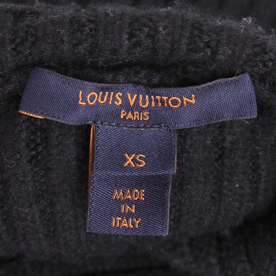 Louis Vuitton – Ärmelloses Midikleid aus schwarzer Wolle - Image 5