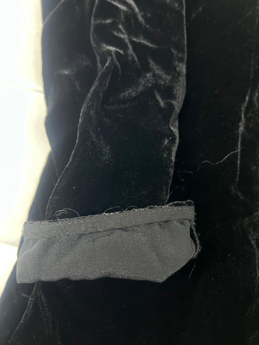 Sandro Paris zweifarbiges Midikleid aus schwarzer/weißer Viskose - Image 3